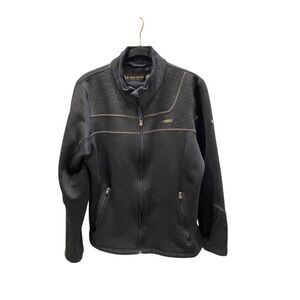 Under Armour, women’s fleece lined, zip up jacket, size large